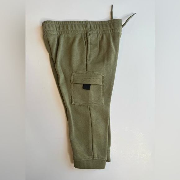 Wonder Nation Olive and Blue Plaid Shirt and Cargo Pants Set Size 18 Mos NWT - Picture 9 of 11